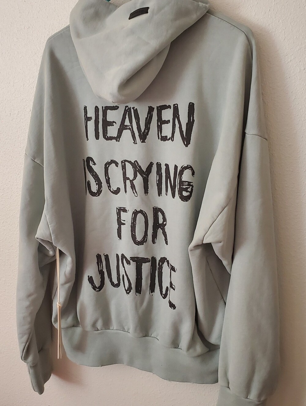 Fear Of God Heaven Is Crying Hoodie